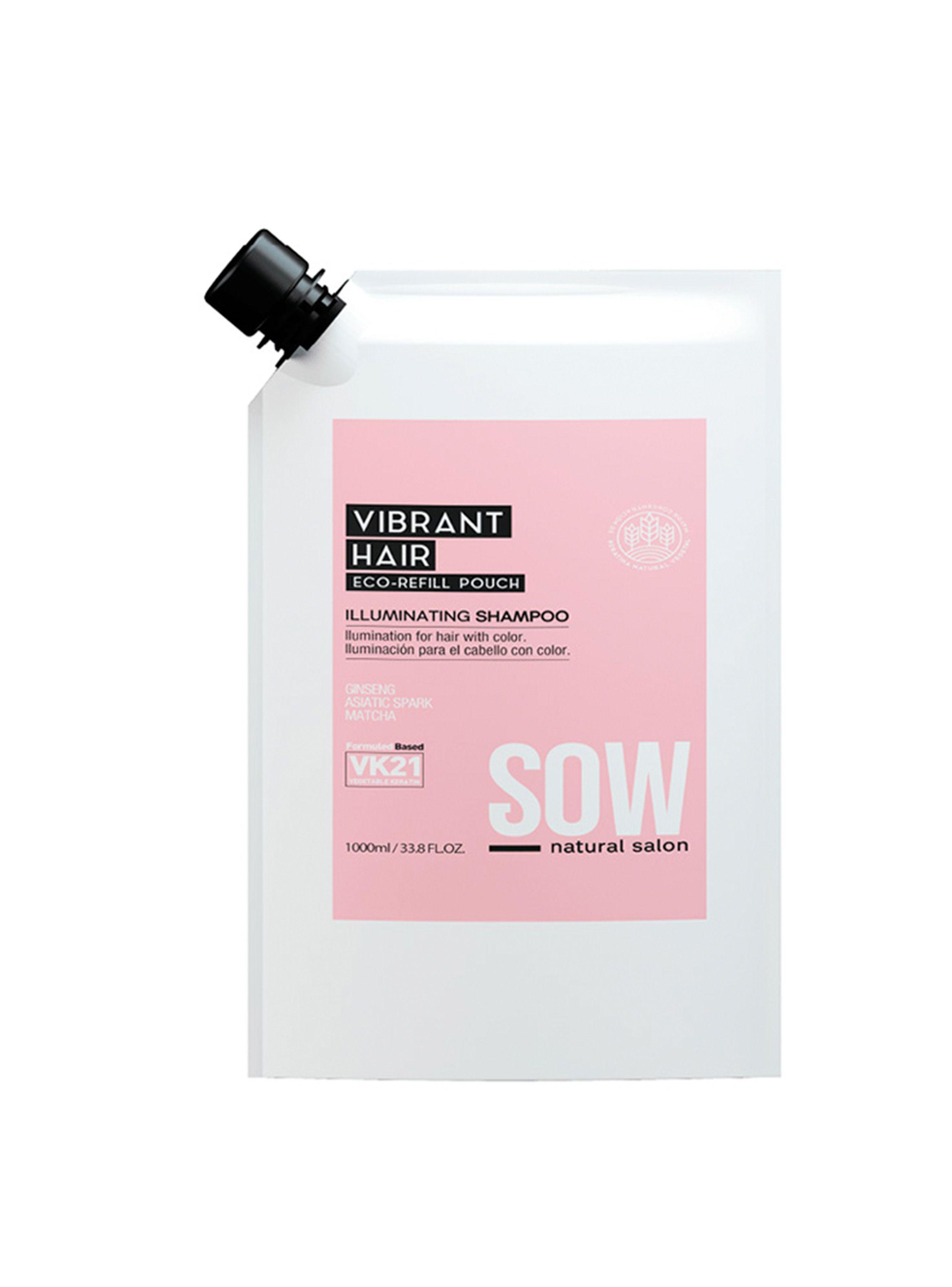 SOW VIBRANT HAIR - Eco-Recarga Shampoo Cabellos Color y mechas 1000ml-0