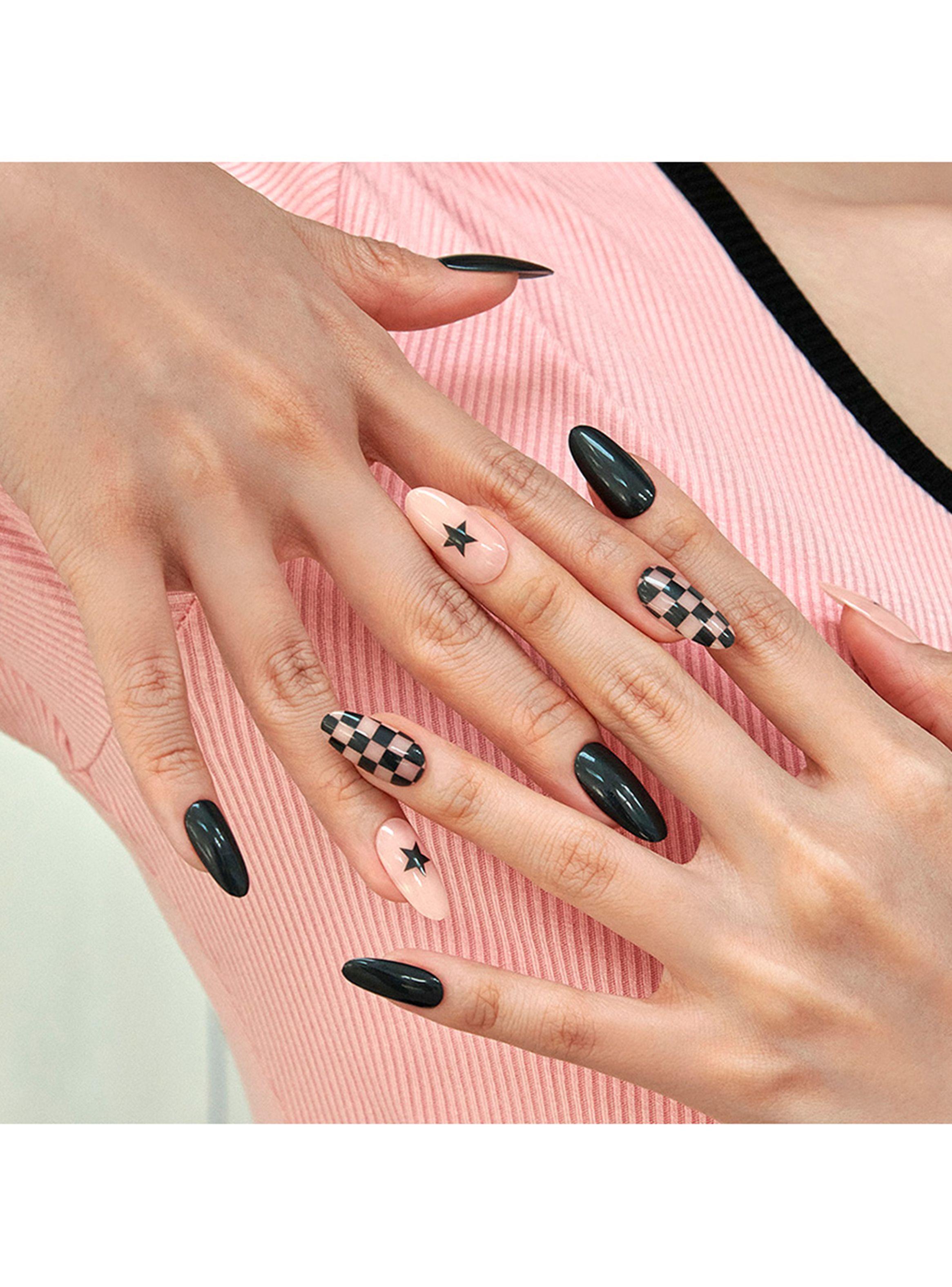 MUZMAK - Uñas Press On Draw Night Almond 36 U.-2
