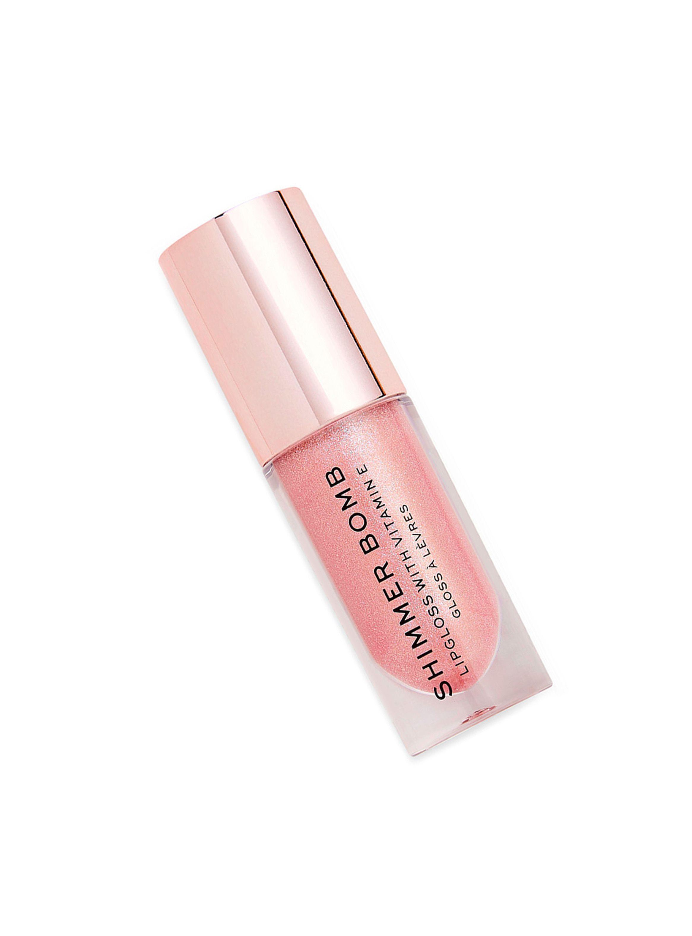 Brillo de labios voluminizador Brillante Revolution Shimmer Bomb 4.6ML - GLIMMER NUDE-1