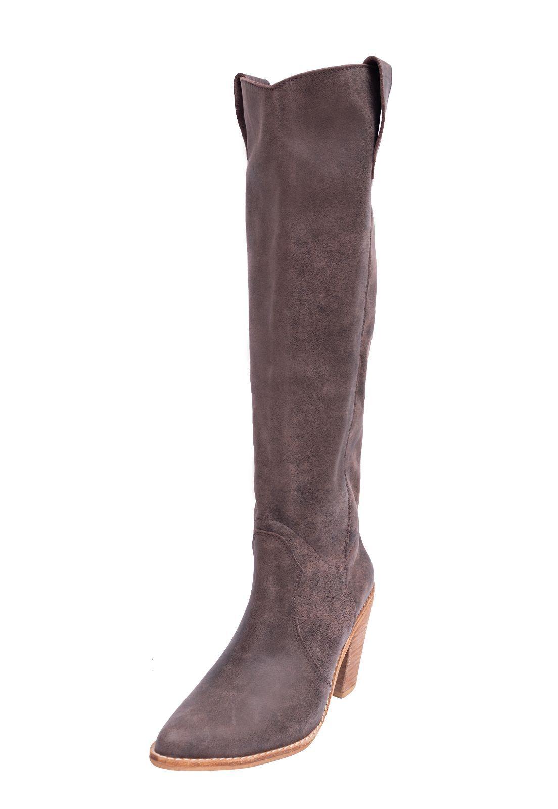 Bota Antonia Cuero Chocolate Milah-2