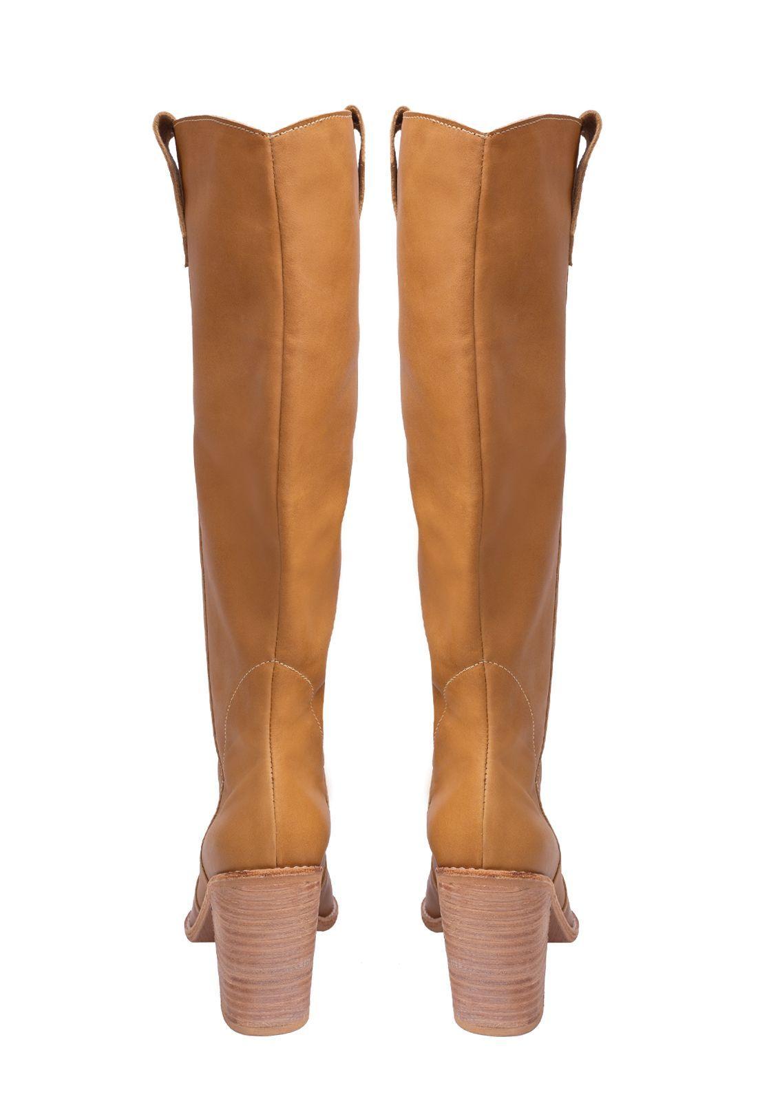 Bota Antonia Cuero Camel Milah-3