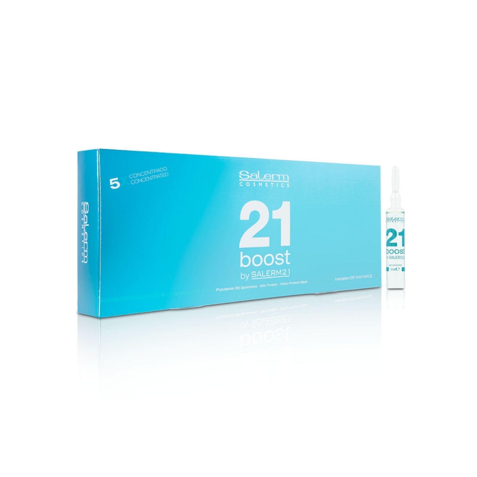 salerm 21 ampollas boost capilar hidratacion 8x13ml -2