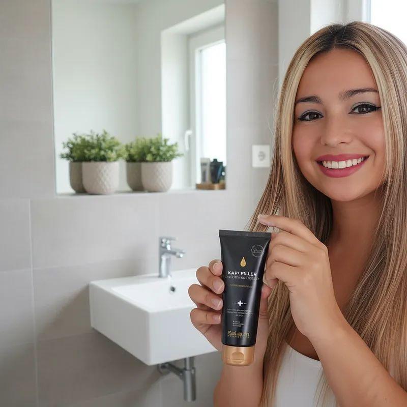 Salerm Kaps Filler Mascarilla Mantenimiento Lisos 200ml-2