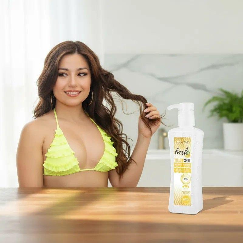 Yellow Shot Crema Hidratante Rizos Sin Frizz Salerm 300ml-2