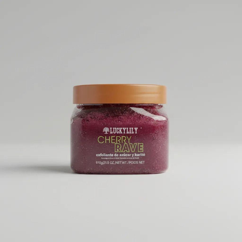 Exfoliante Corporal Azúcar Karité Cherry Cereza Oscura 610ml-3