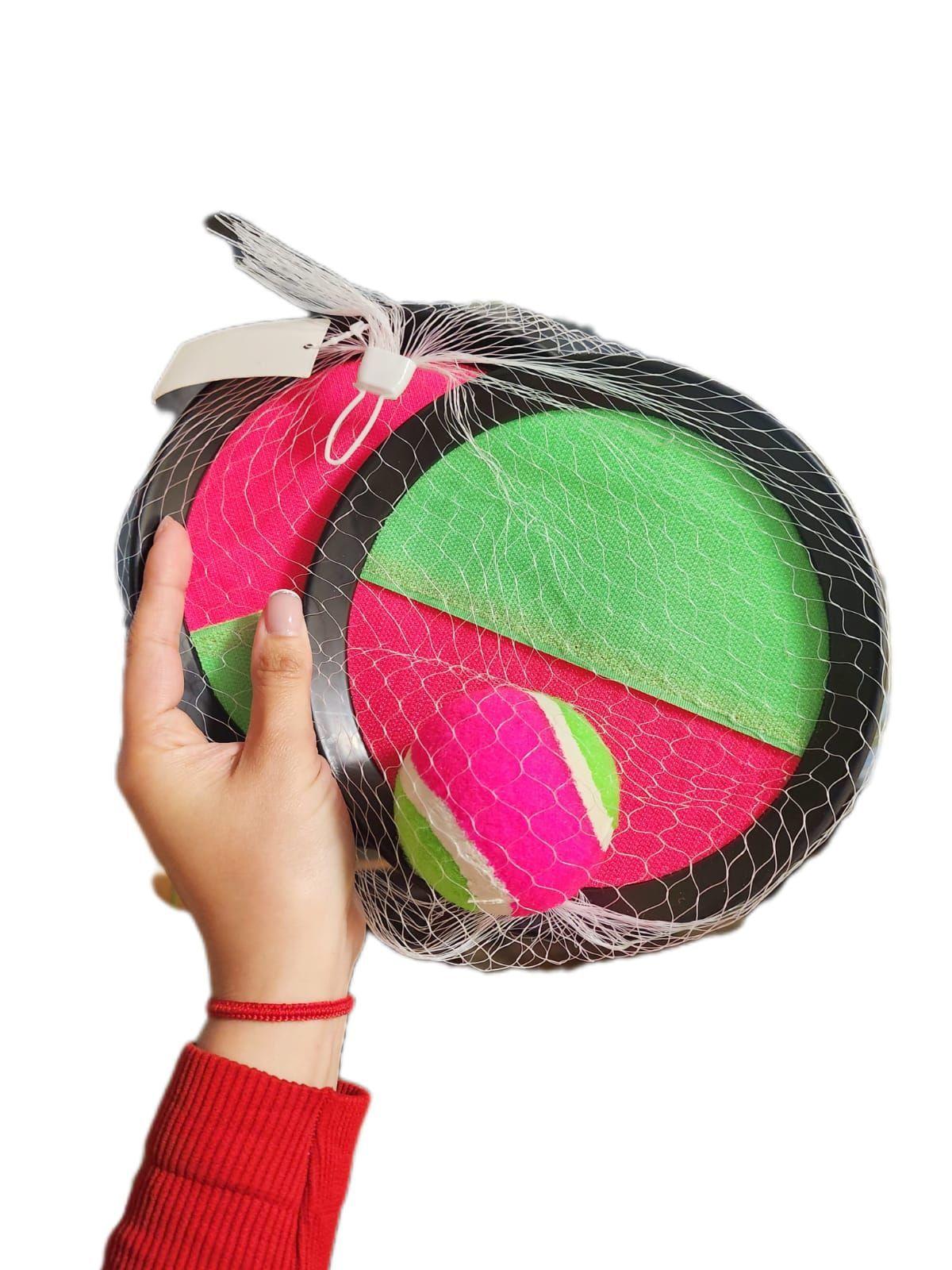Juego De 2 Paletas Con Velcro Y 1 Pelota-0
