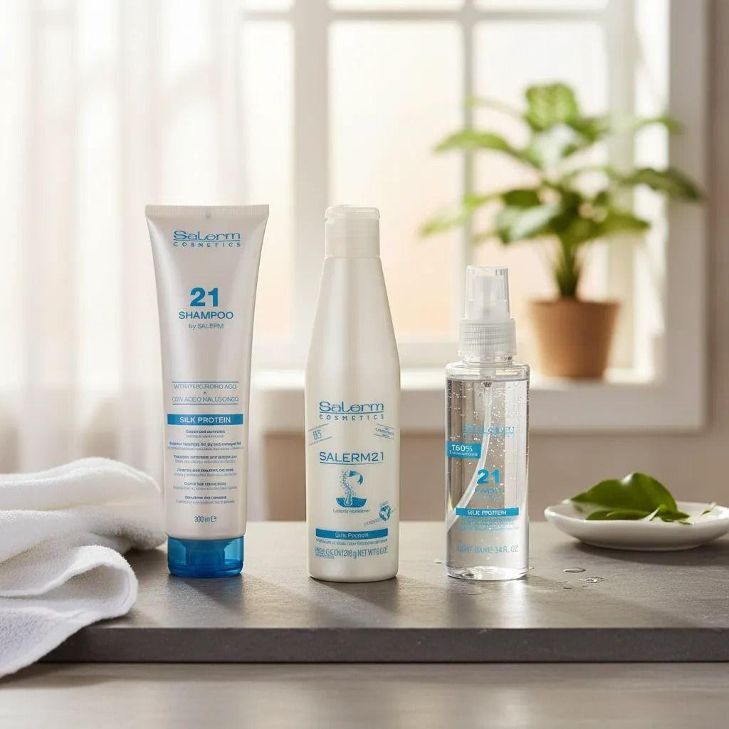 Salerm Shampoo 21 300ml + Acondicionador 250m + Finish 100ml-2