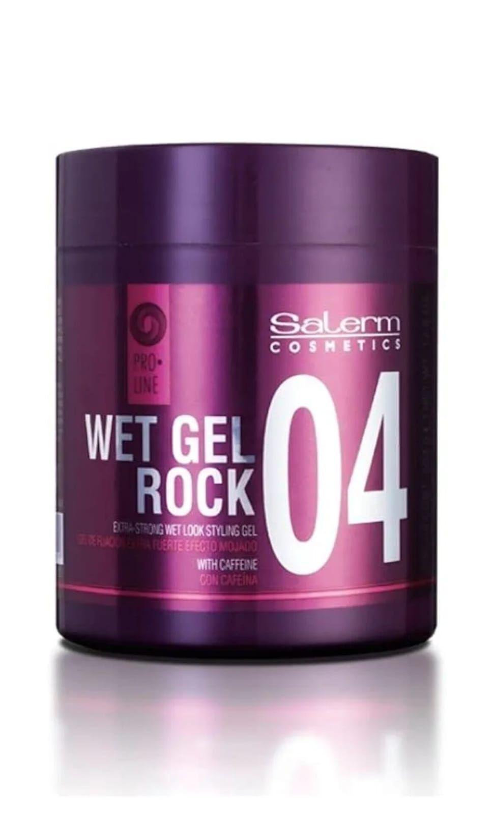 Salerm Wet Gel Rock 04 Strong Hold Proline Efec Mojado 500ml-0
