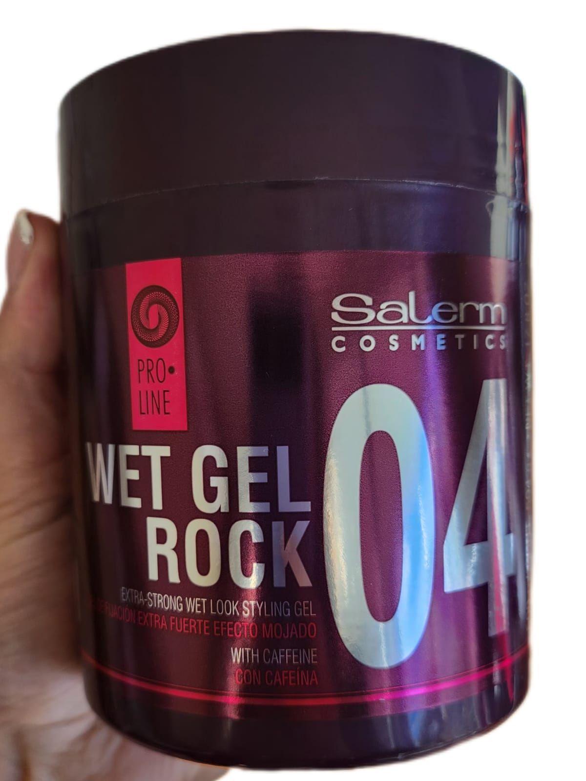 Salerm Wet Gel Rock 04 Strong Hold Proline Efec Mojado 500ml-1