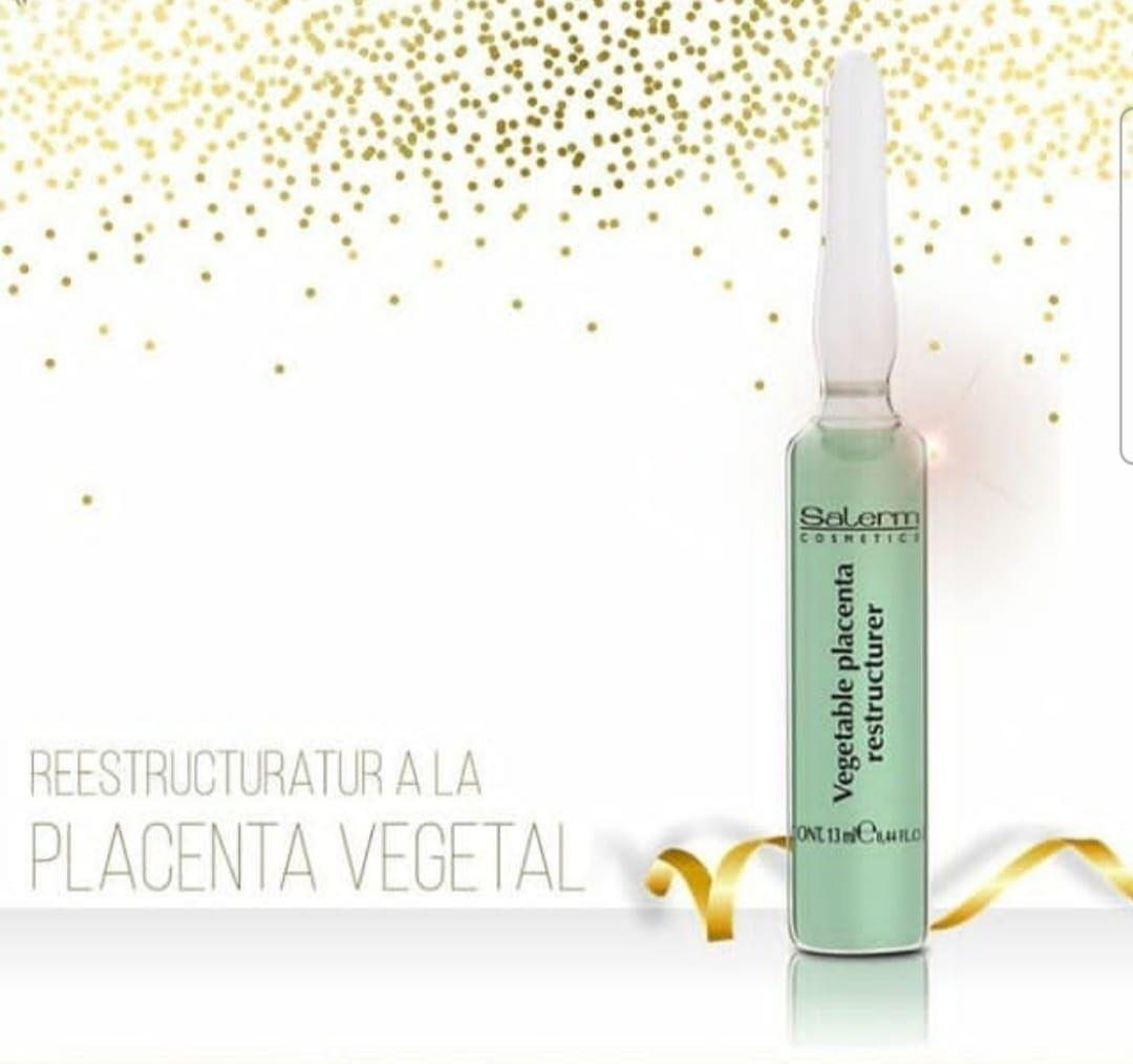 Salerm Ampollas Reestructurantes Placenta Vegetal (4x13ml)-2