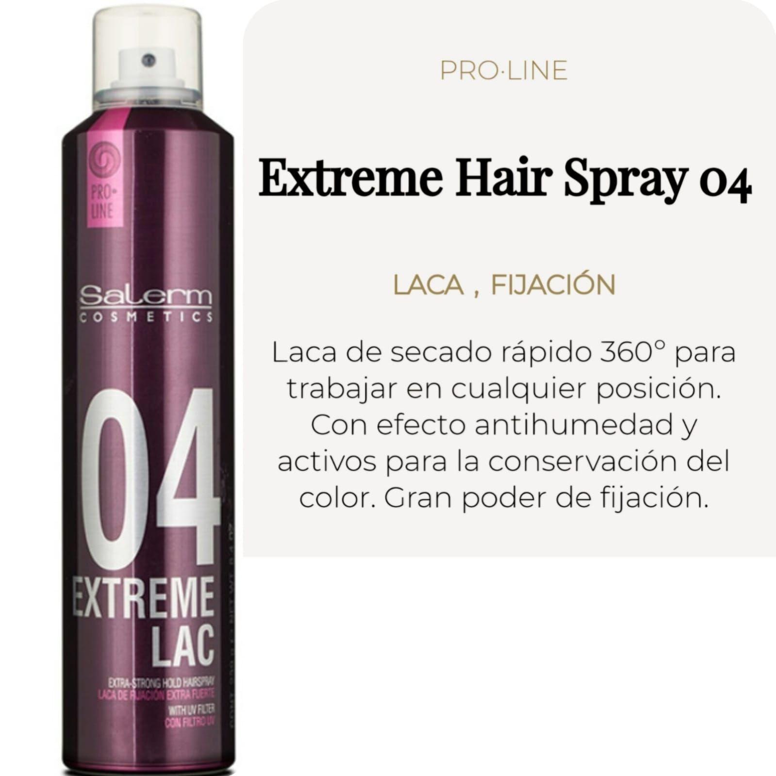 Salerm Extreme Lac 04 Fijacion Extra Fuerte Filtro Uv 300ml-1