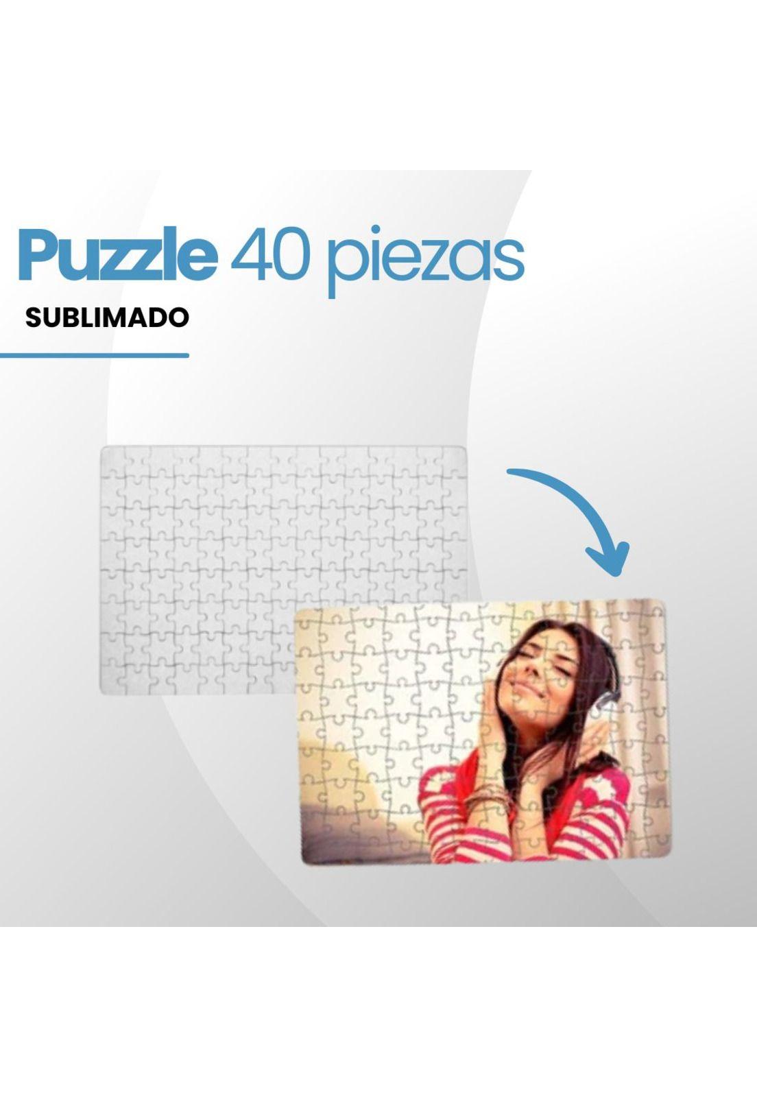 Rompecabezas Puzzle Sublimación Estampar A4 Pack X5 Unidades-2