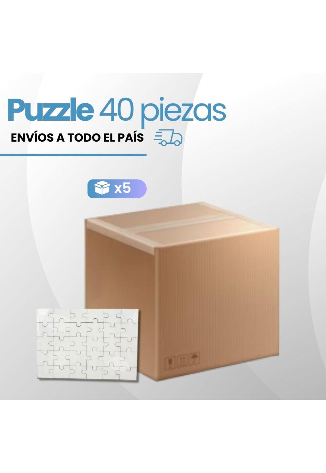Rompecabezas Puzzle Sublimación Estampar A4 Pack X5 Unidades-4