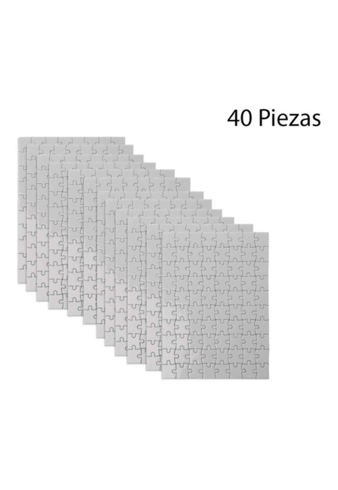 Rompecabezas Puzzle Sublimación Estampar A4 Pack X5 Unidades-8