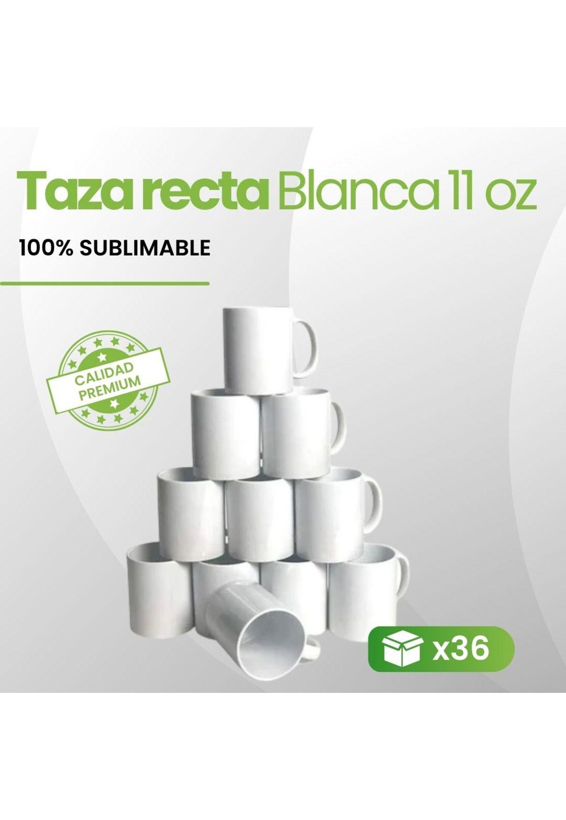 Tazon P/ Sublimar Blanco Ceramica Premium 11oz Aaa Caja 36-4
