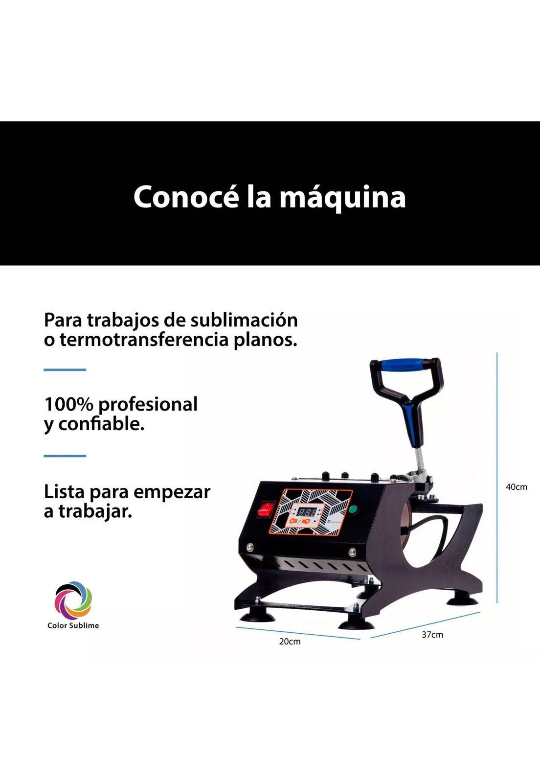 Sublimadora De Tazones 4en1 Maquina Estampadora Shoperos Termos-3