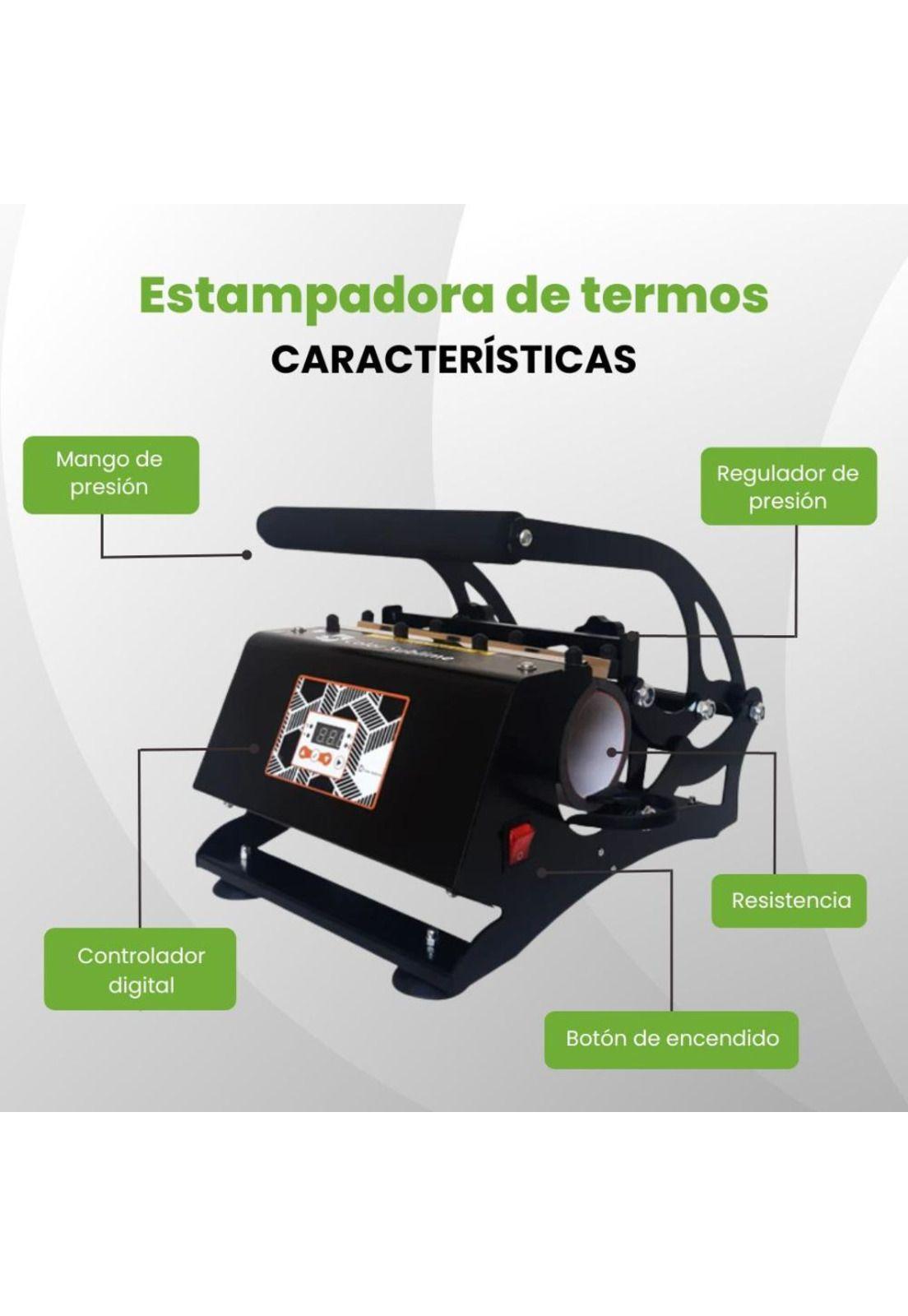 Maquina Sublimadora Estampadora Tazones Plus Termo Tumbler-1