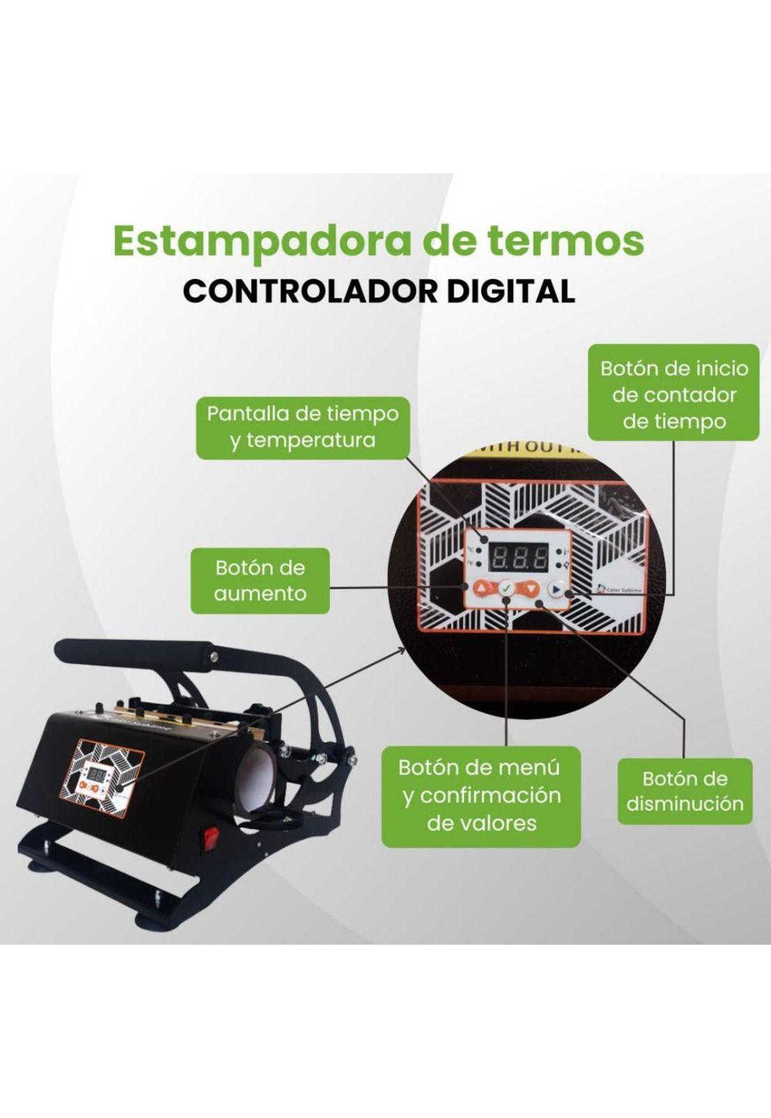 Maquina Sublimadora Estampadora Tazones Plus Termo Tumbler-2