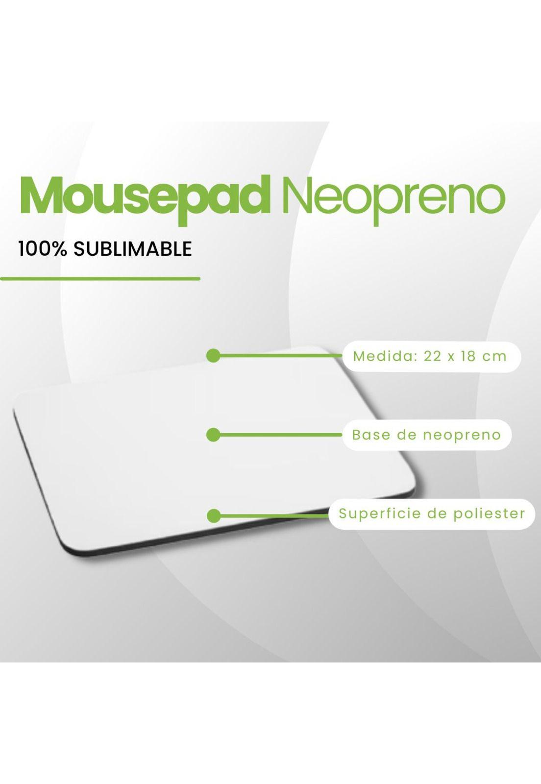 Mousepad Blanco Sublimable Pack 10 Unidades 3mm Sublimacion-2