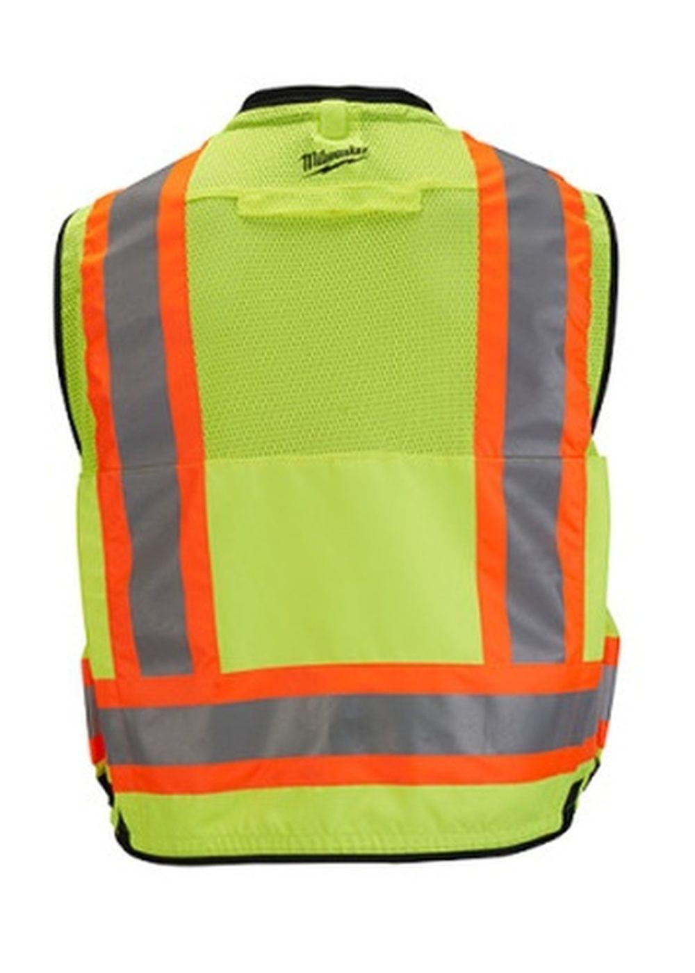 Chaleco Minero Surveyor Alta Visibilidad Amarillo Milwaukee-1