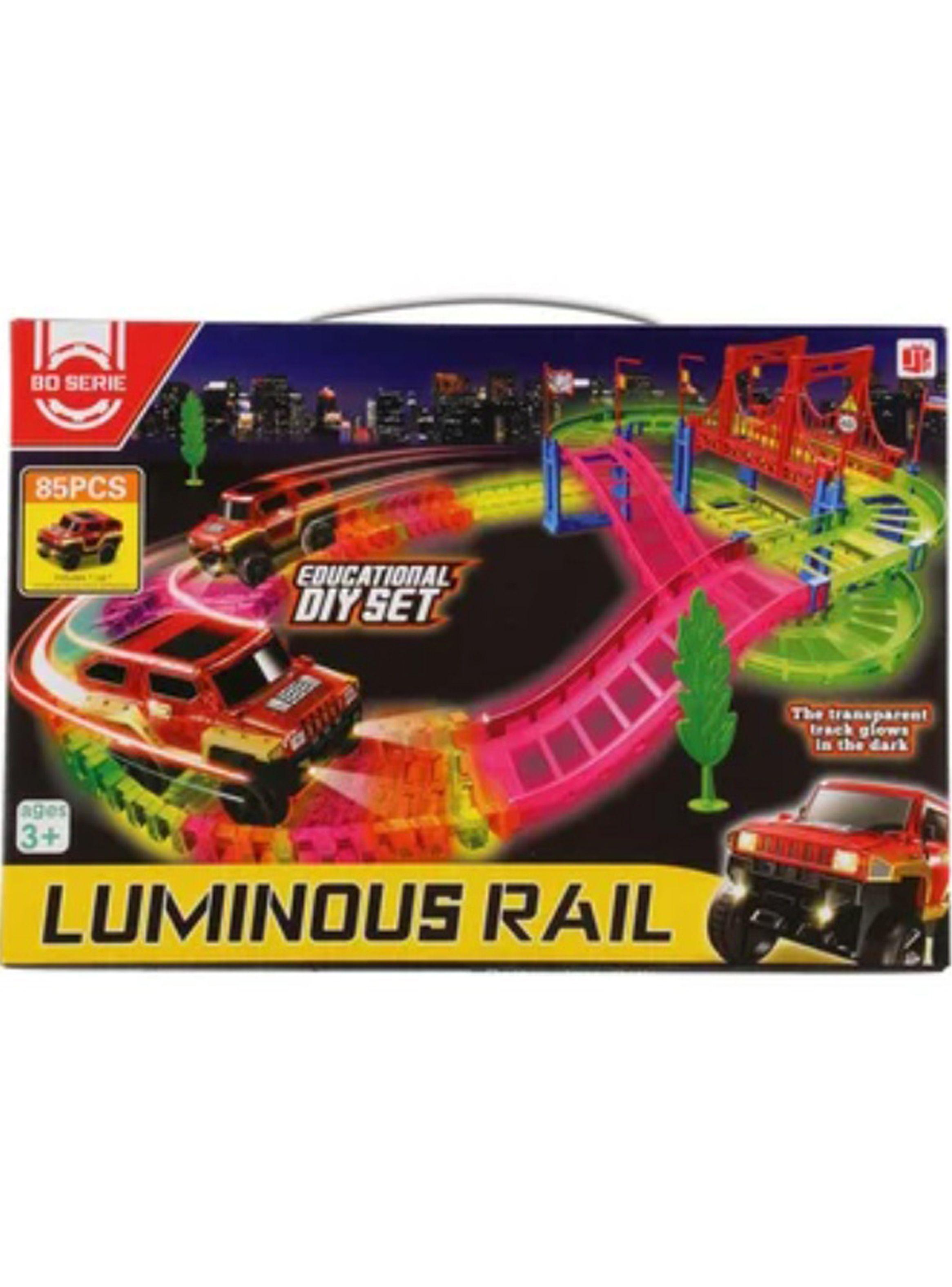 Pista De Autos Luminosa Autopista 85 Pcs. Juguete Para Niños-1