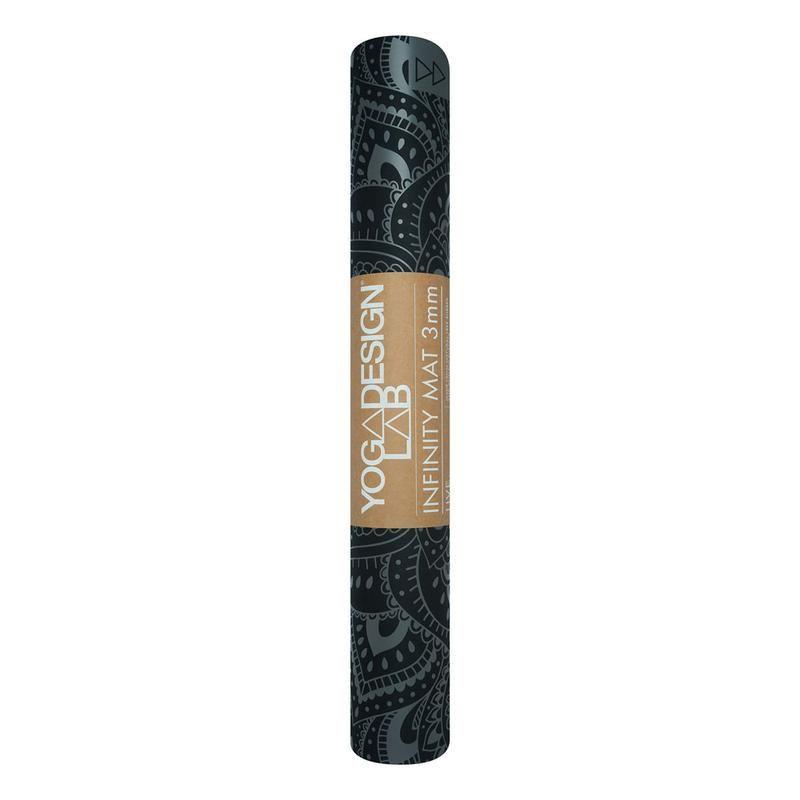Mat Yoga Infinity Mandala Charcoal 3mm-3