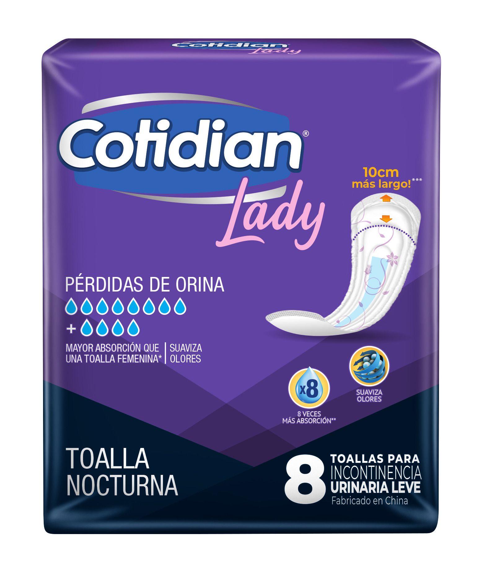 Toalla Nocturna Cotidian Lady 8un-1