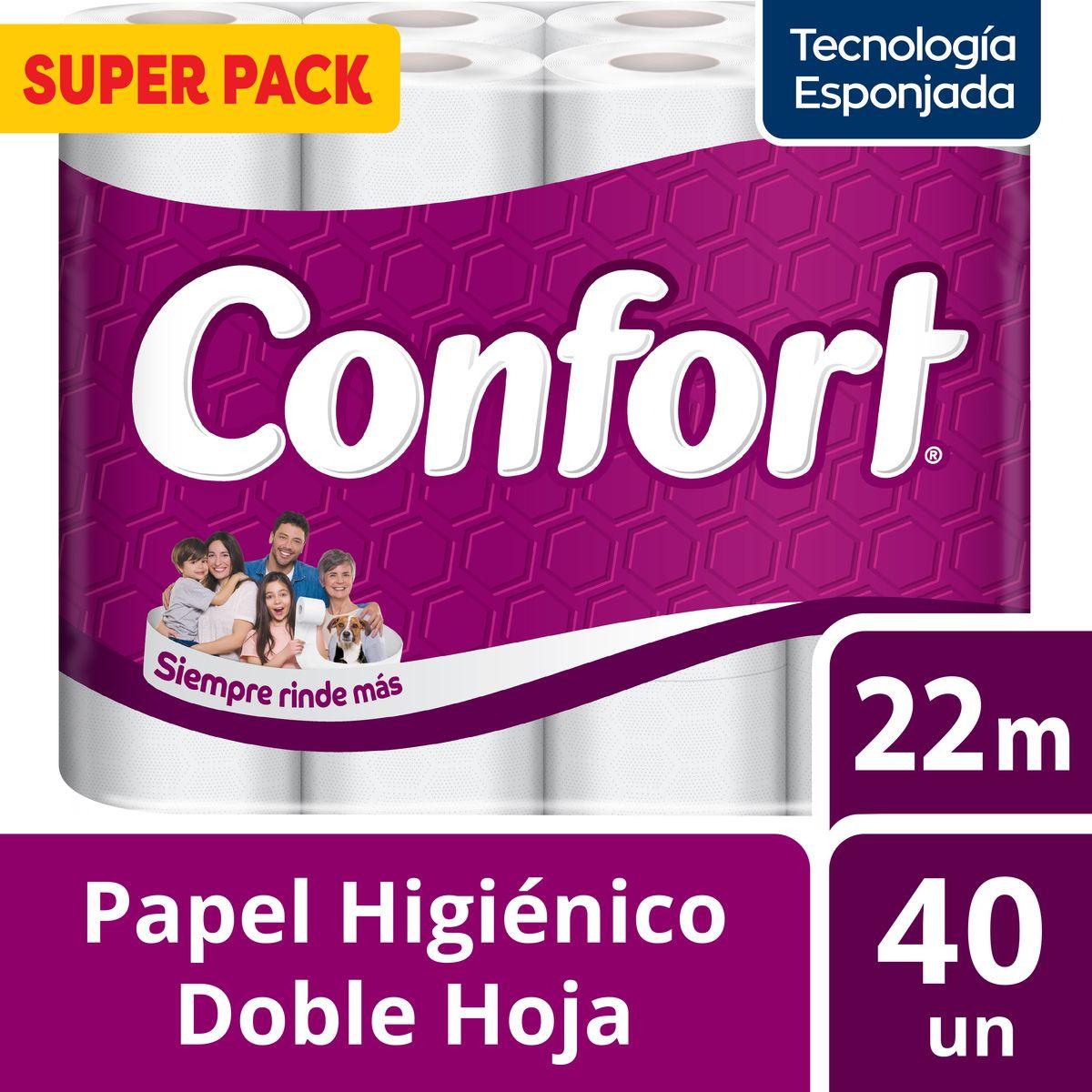 Papel Higienico Rollo Confort 40 un-1