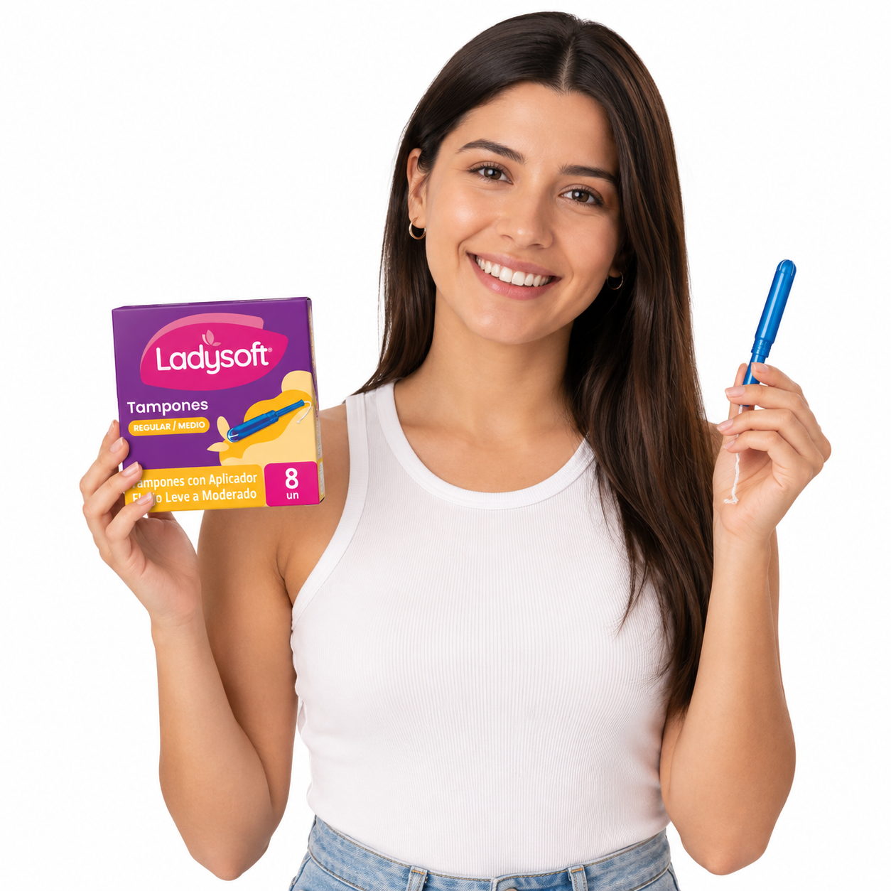 Tampones Ladysoft absorción Regular 8un-1