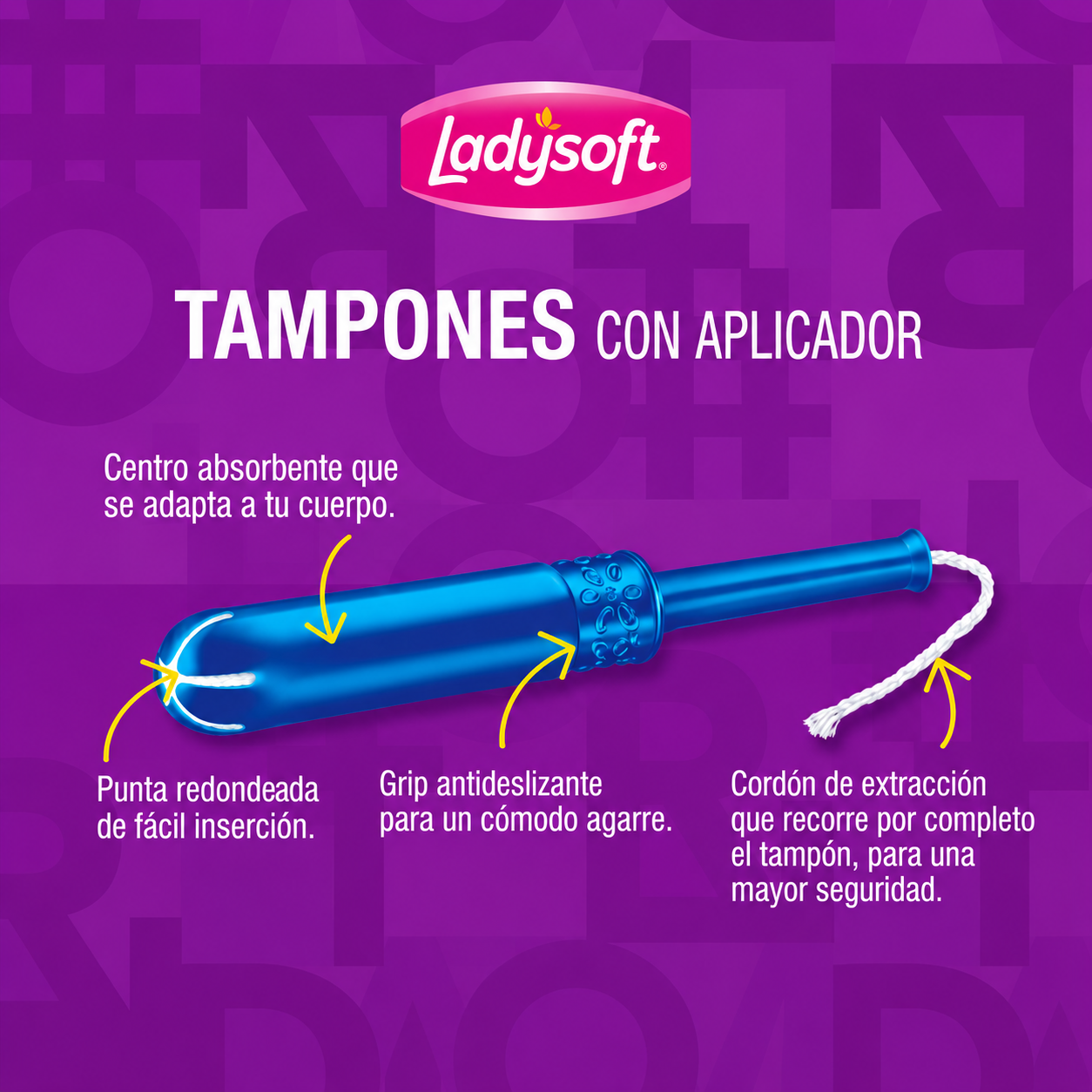 Tampones Ladysoft absorción Regular 8un-3