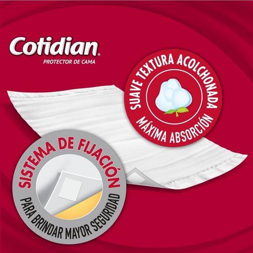 4 Paquetes Sabanillas Cotidian Gel Súper Absorbente 32 Un-3