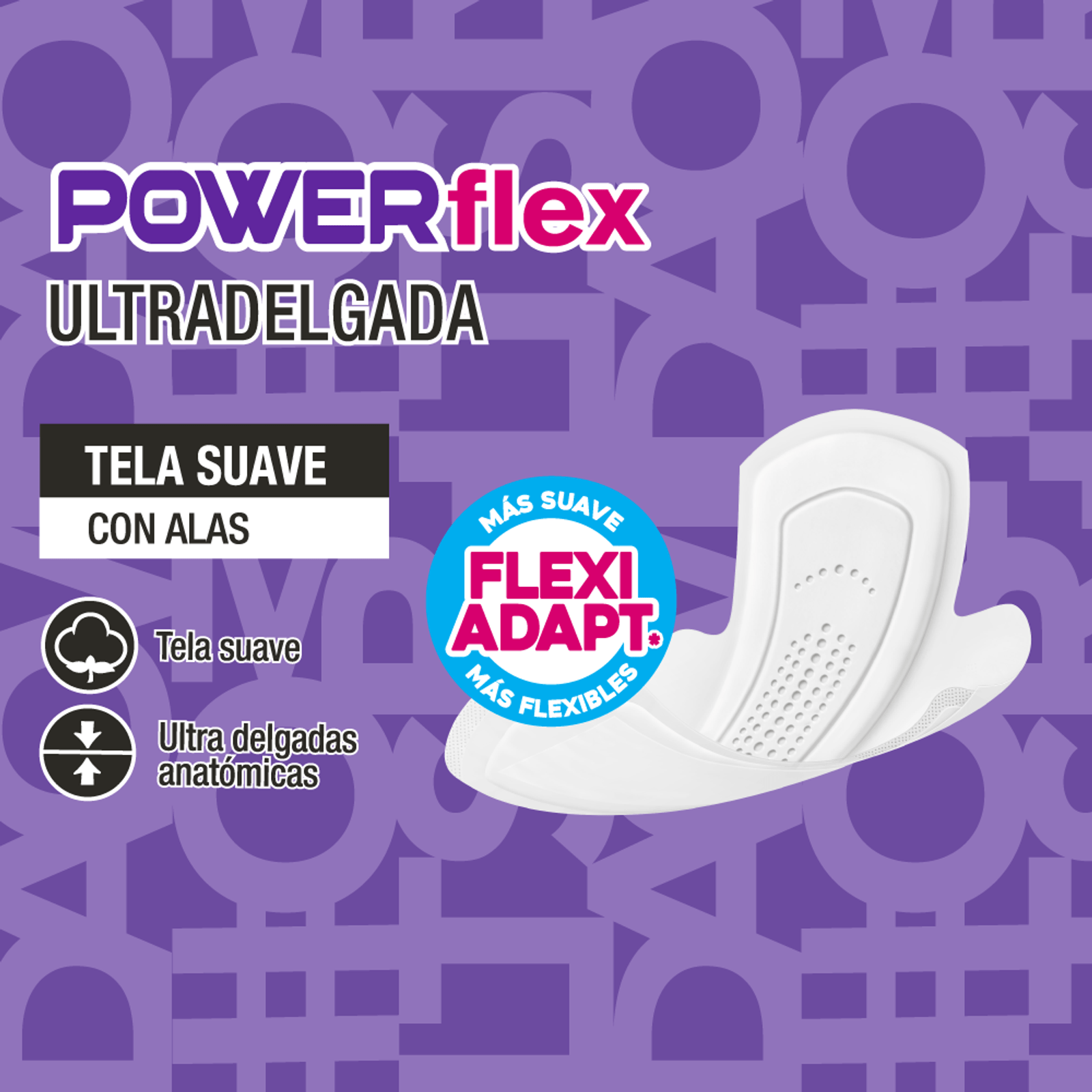 Toalla Femenina Ladysoft Ultradelgada Powerflex Diurna 16 un-4