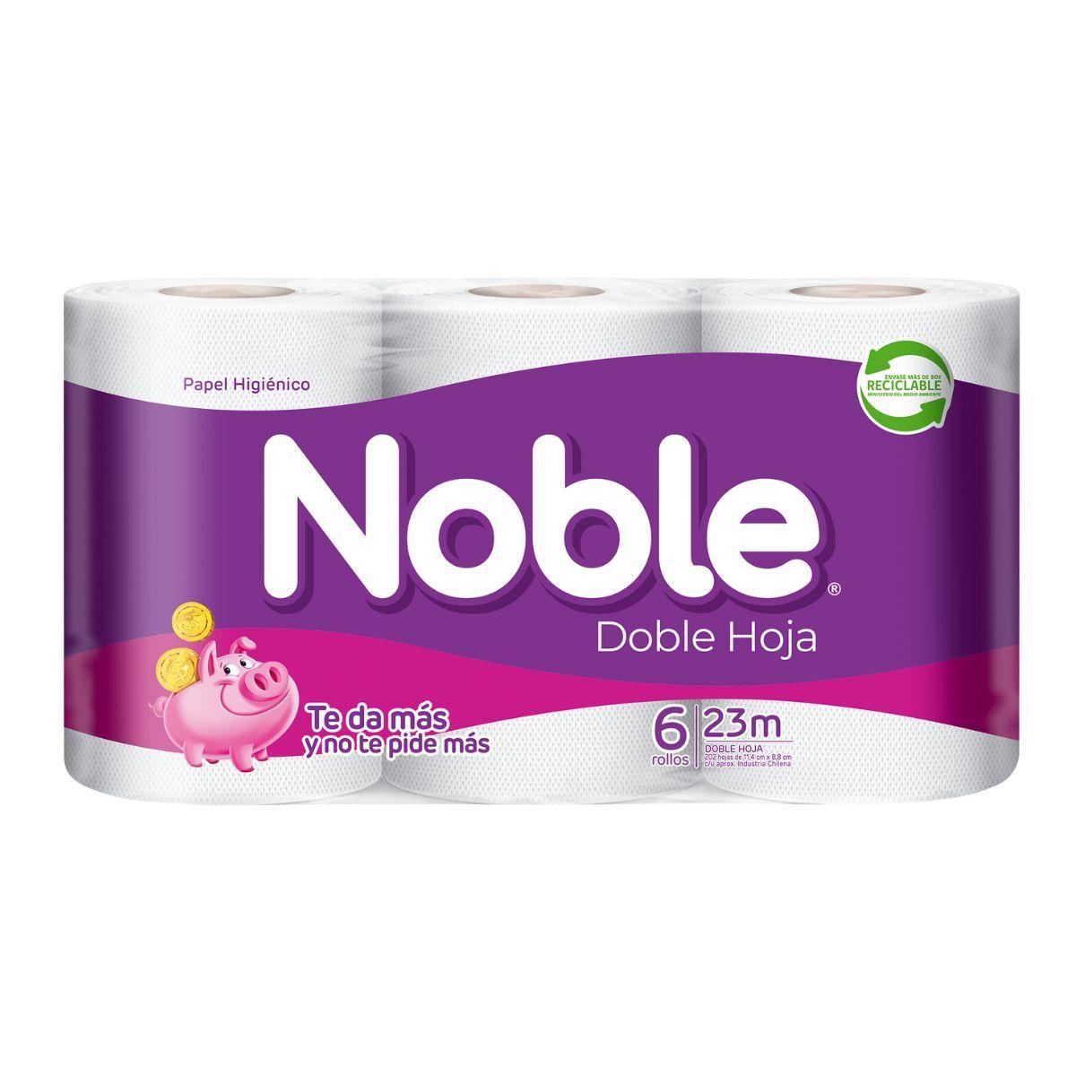 Papel Higiénico Noble Doble Hoja 6 Un 23 mt-1