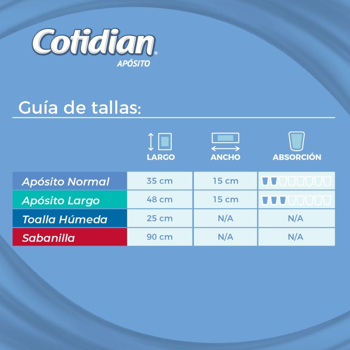 Apósito Cotidian Normal Incontinencia Leve 20 Un-3