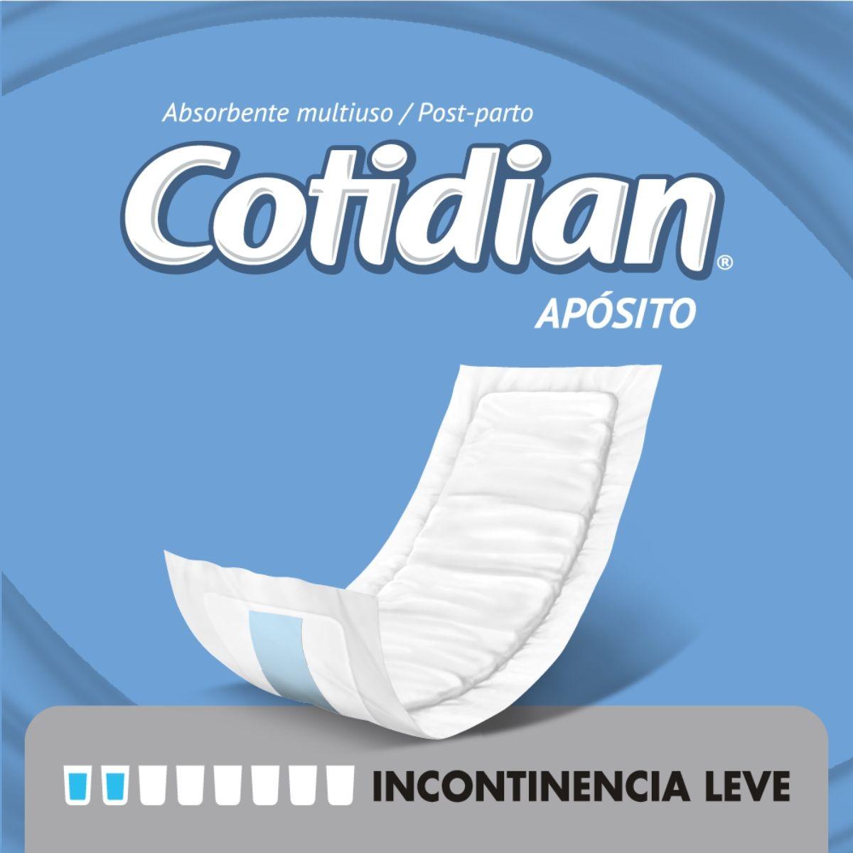 Apósito Cotidian Normal Incontinencia Leve 20 Un-4