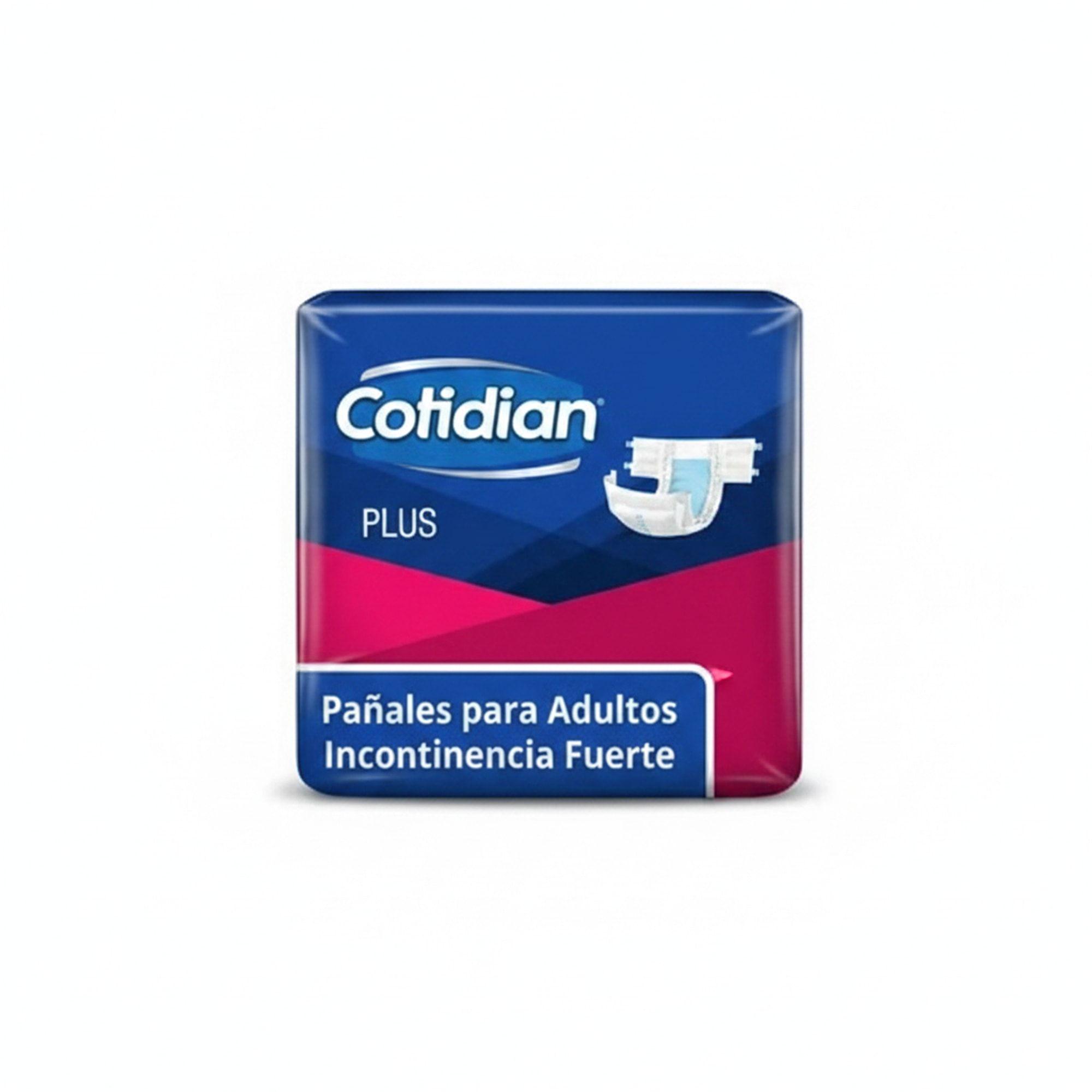 Pañales de Adulto Cotidian Plus Incontinencia Fuerte 16 un M-4