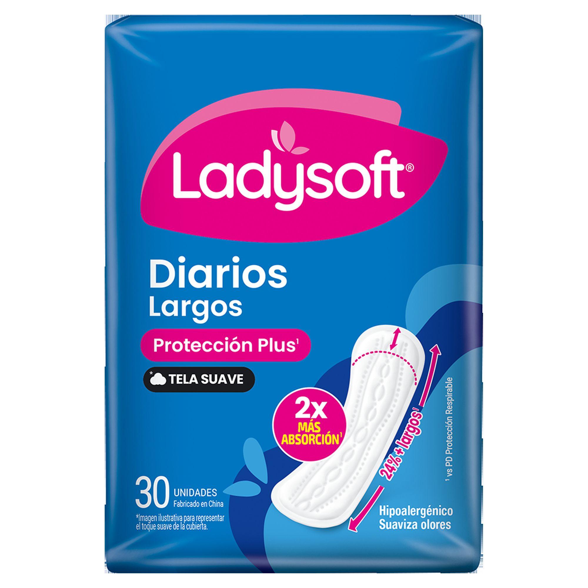 Protector Diario Ladysoft Largos Tela Suave 30 Un-2