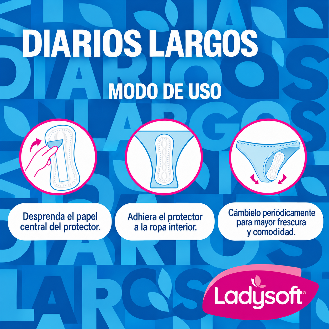 Protector Diario Ladysoft Largos Tela Suave 30 Un-3