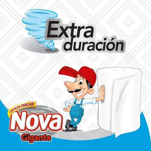 Pack 3 Toalla De Papel Nova Gigante 100 Mt-3