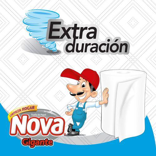 Pack 3 Toalla De Papel Nova Gigante 100 Mt-3