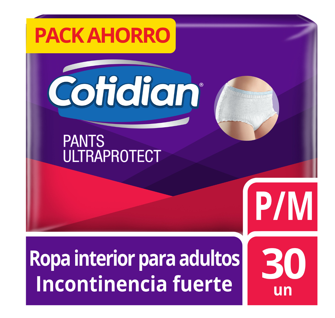 Pack 4 Pants Cotidian Ultra Protect P/M x30 un-2
