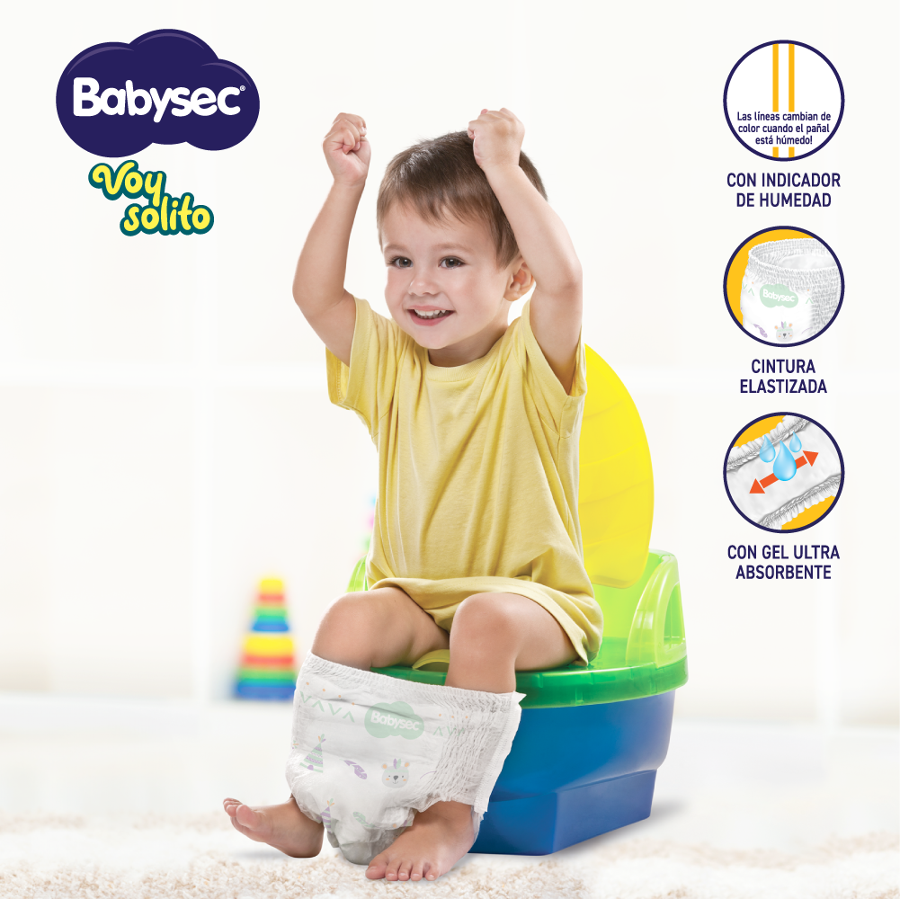 Pañales De Bebé Babysec Voy Solito 18 Un Xg/xxg-2