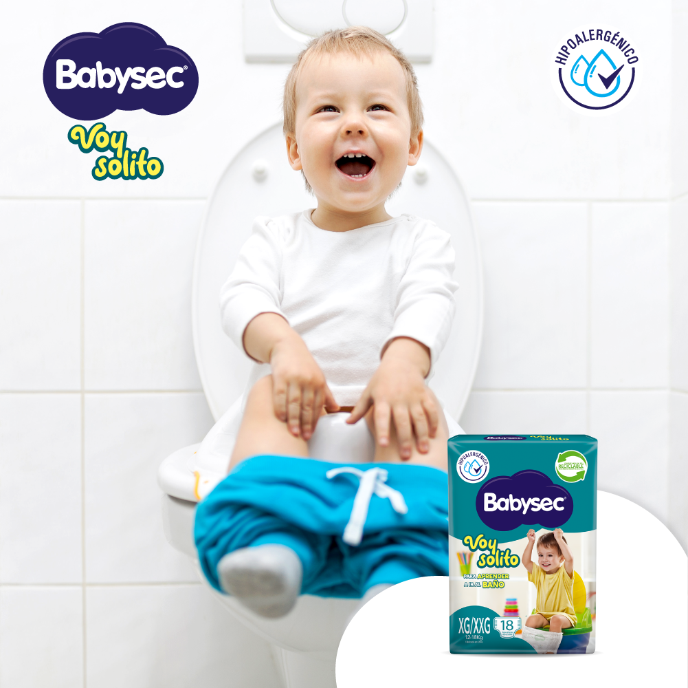 Pañales De Bebé Babysec Voy Solito 18 Un Xg/xxg-3