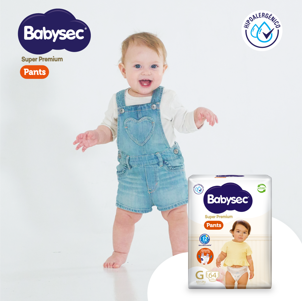 3 Paquetes Pants Babysec Super Premium 192 un Talla G-3