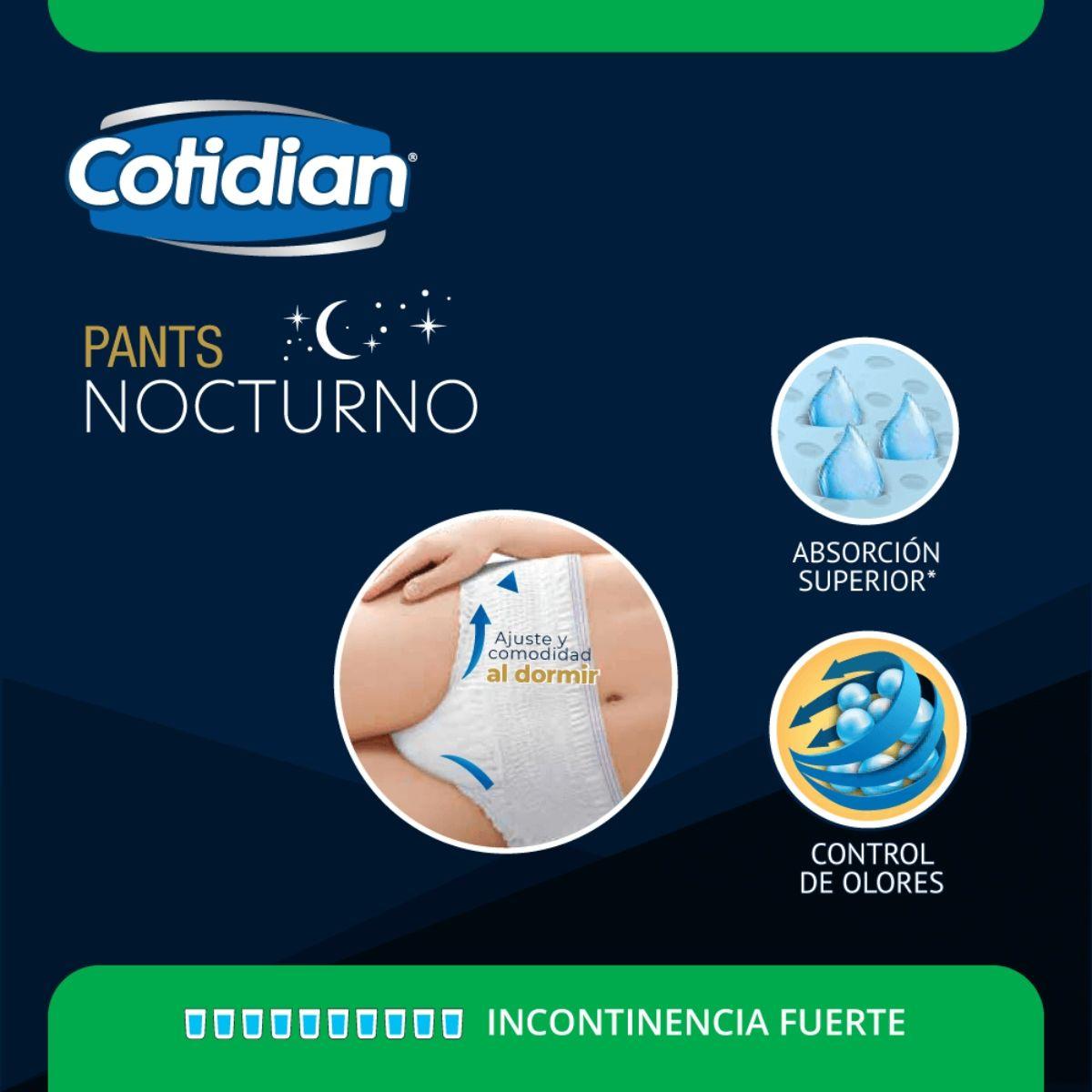 Pants Nocturnos Cotidian Incontinencia Fuerte 8 un G/XG-2