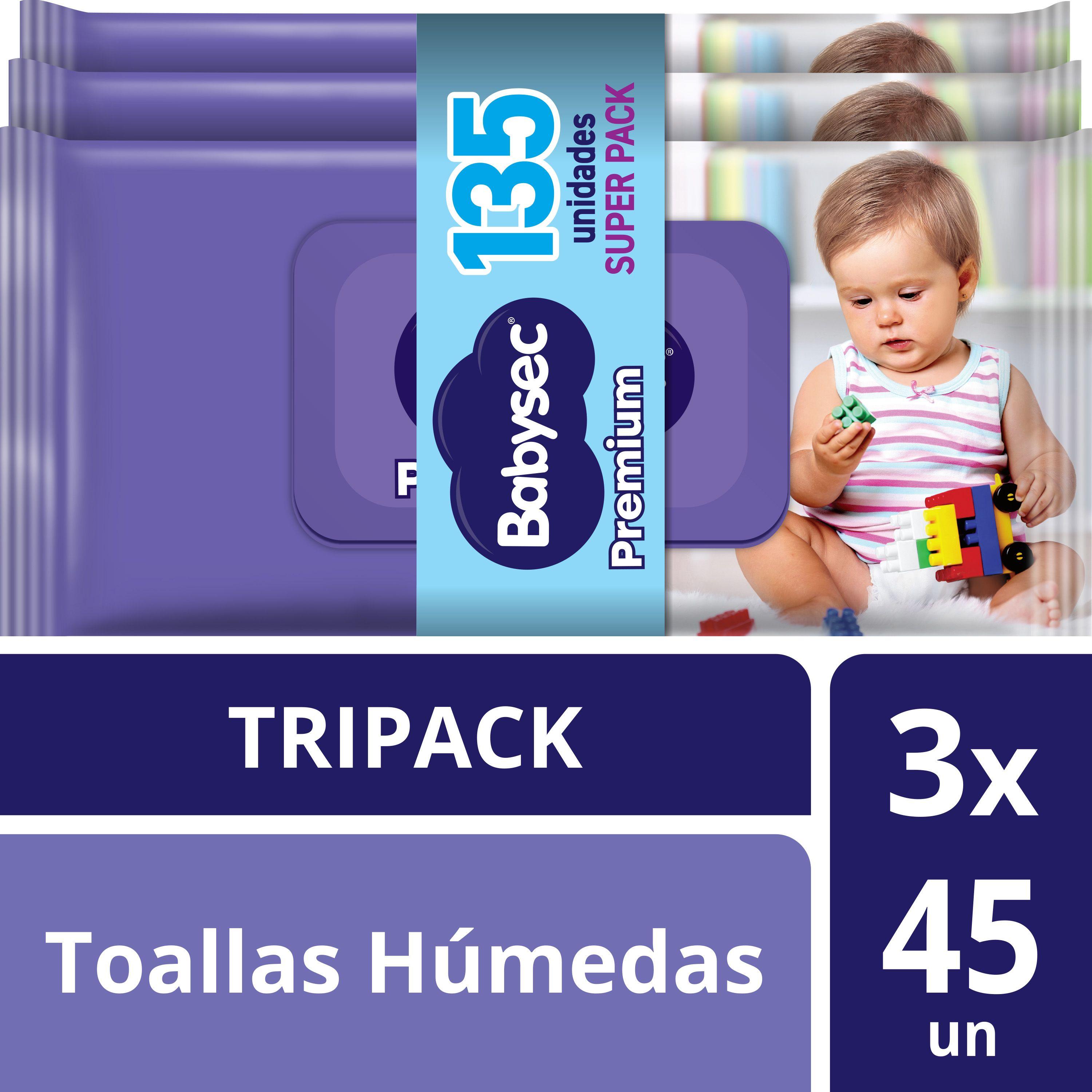 Toallas Húmedas Babysec Premium Pack 135 Un-0