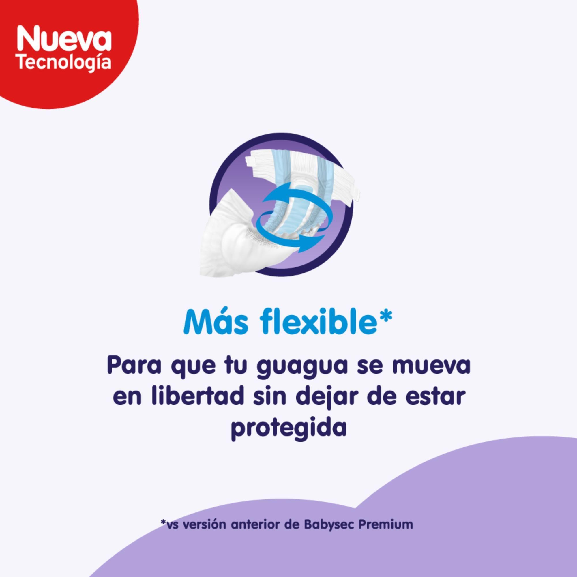 2 paquetes de Pañales de Bebé Babysec Premium 108 un XXG-3