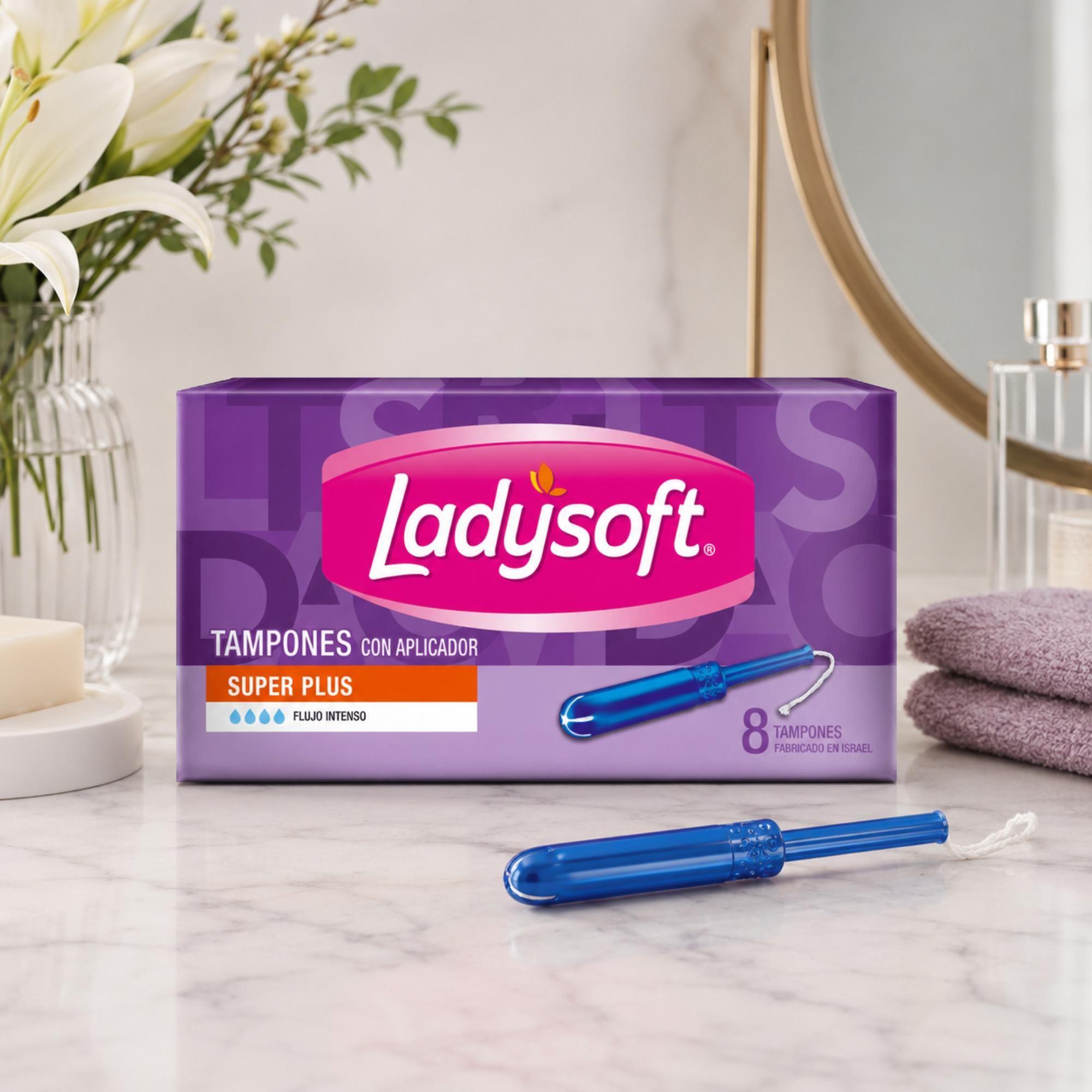Tampones Ladysoft absorción Super Plus 8un-3