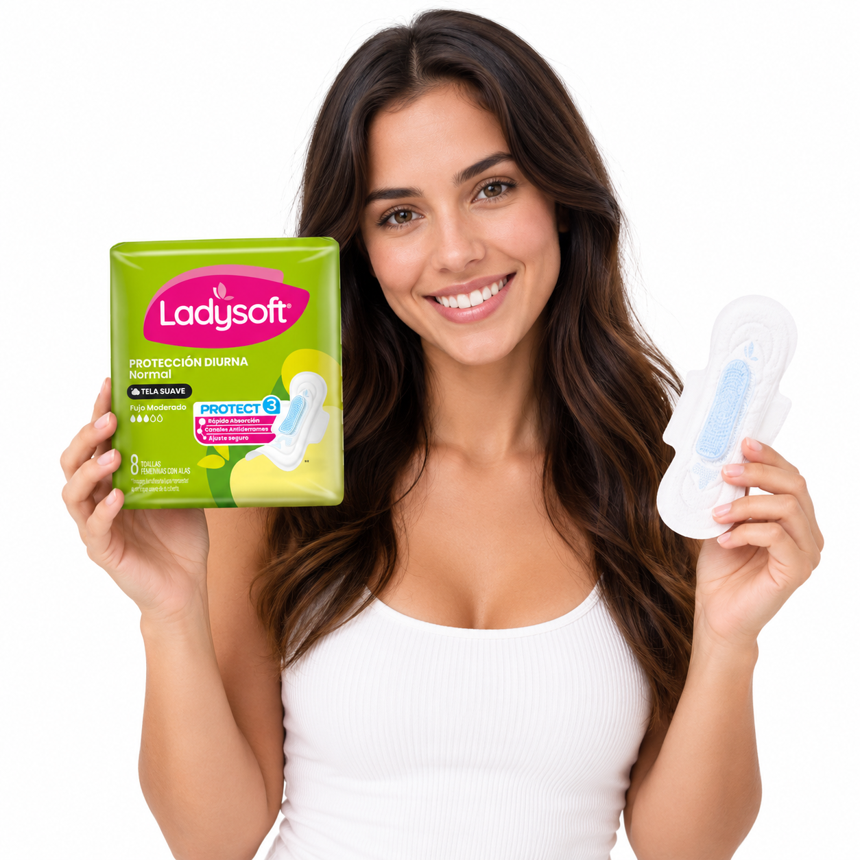 Toalla Femenina Ladysoft Normal Tela Suave 8 Un-1