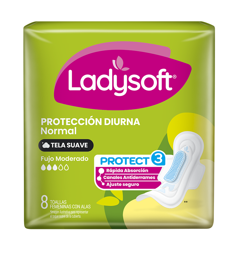 Toalla Femenina Ladysoft Normal Tela Suave 8 Un-2